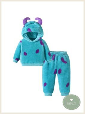 Toddler Halloween Monster Hoodie & Pants Set